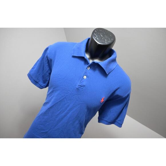 Polo Ralph Lauren Golf Polo Pima Stretch Mesh Classic Fit Blue Mens Sz XL - Picture 4 of 9